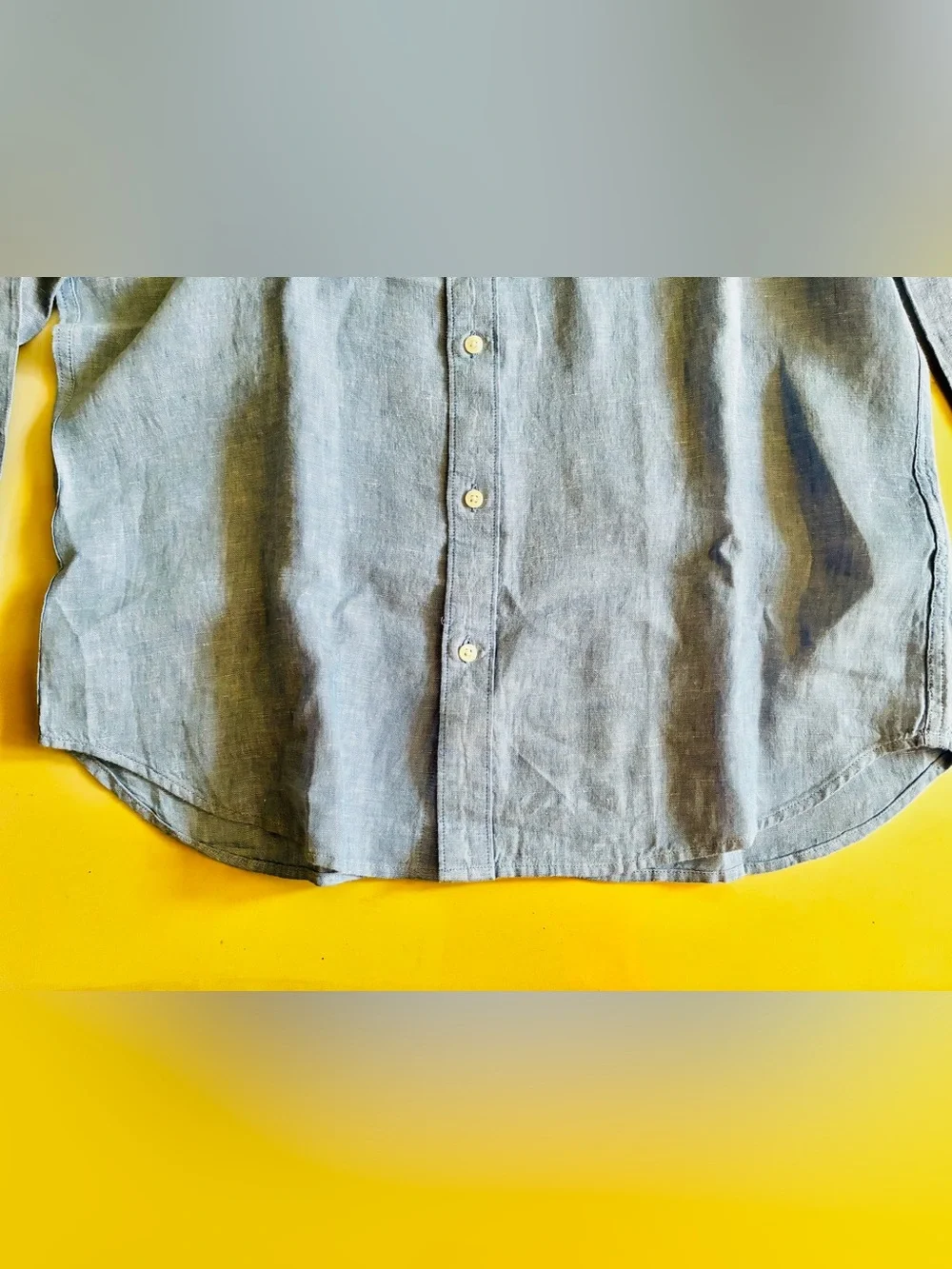 J.Crew. Men’s Best seller Slim Untucked Baird McNutt Irish linen shirt.L.NWT.